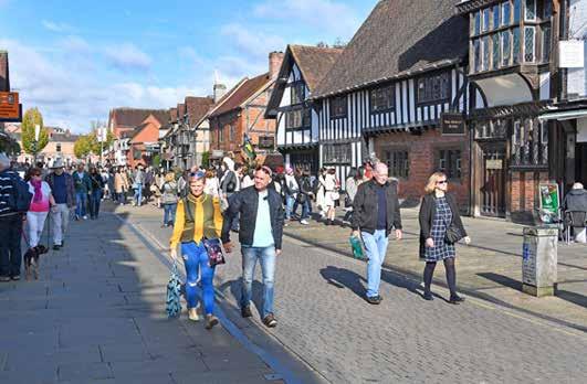 Bridge Street also runs into the pedestrianised Henley Street, where Shakespeare s birthplace is located and because of these factors the property benefits from excellent footfall and passing trade.