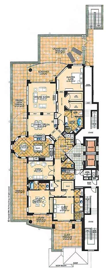 D AVENPORT First Floor Total AC/SF 3,048 Terraces.