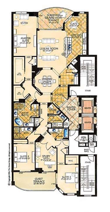 A MELIA Typical floor 2nd thru 11th Total AC/SF 2,888