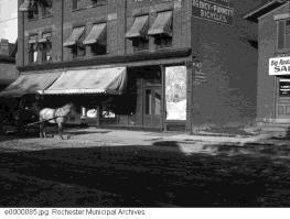 Stores on North Clinton Avenue. Circa 1905-1906.