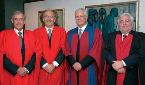 Judge Brand delivers inaugural lecture Judge Fritz Brand, Judge of the Supreme Court of Appeal and for the past ten years involved in training high court judges, delivered his inaugural lecture,