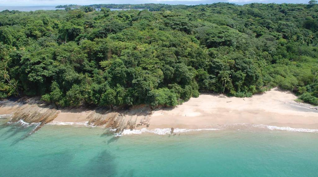 THE RESORT Just 35 miles from the bright lights of Panama City, Isla Saboga comprises ten pristine, sweeping beaches alongside secluded coves and inlets and an abundance of lush vegetation; an