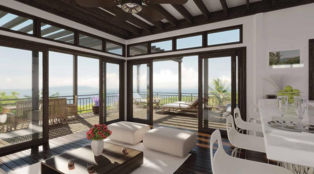 NATURAL QUALITY, CONTEMPORARY STYLE El Encanto Bay s properties harmoniously blend traditional native craftsmanship, natural renewable materials and the fi nest in contemporary luxury.