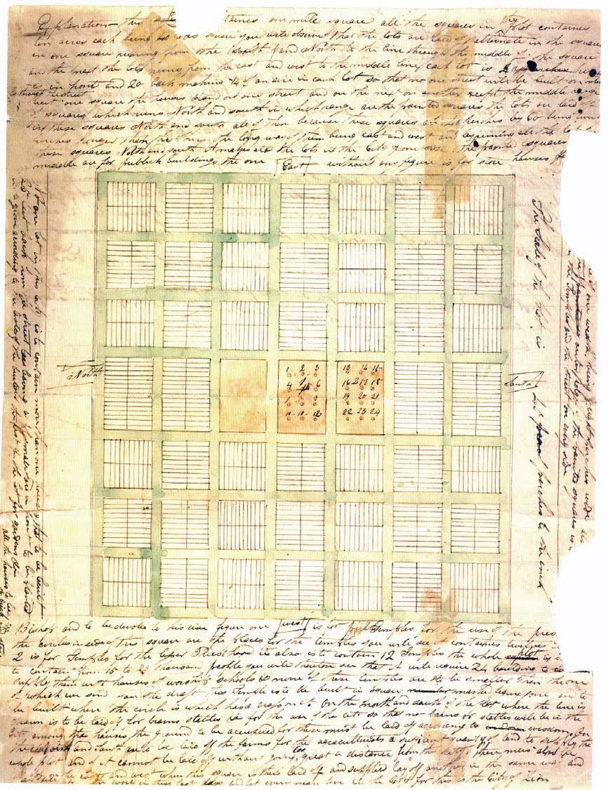 'Plat of the City of Zion' by Joseph Smith, 1833 Church of Jesus