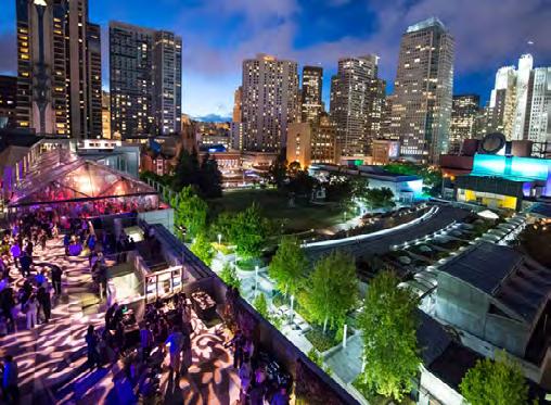 TE MASONIC SFMOMA CITY VIEW AT METREON SPECIAL EVENT VENUES Go beyond rooftop