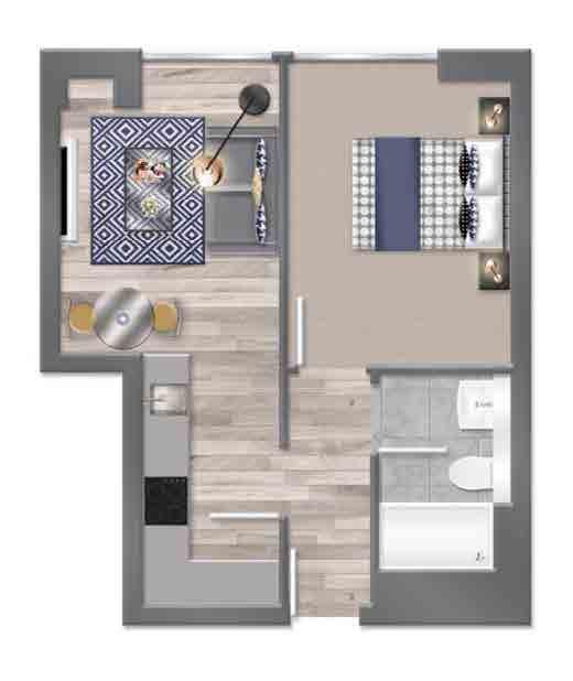 209 210 216 215 214 213 212 211 G01 101 201 301 401 501 601 701 Total Area 38.0 sq.m. 409 sq.ft.