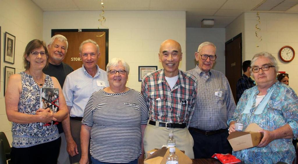 On July 2, we held a get-together at OARDC - Wooster and reminisced with (L to R): Jenny