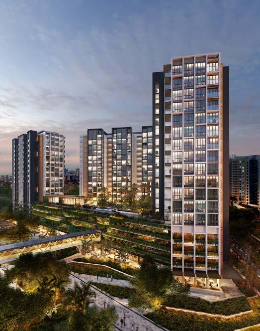 Three world-class office towers offering exclusive 429-unit premier residence, next generation workspaces and more than 200 retailers with indoor and alfresco dining experiences sit amidst lush