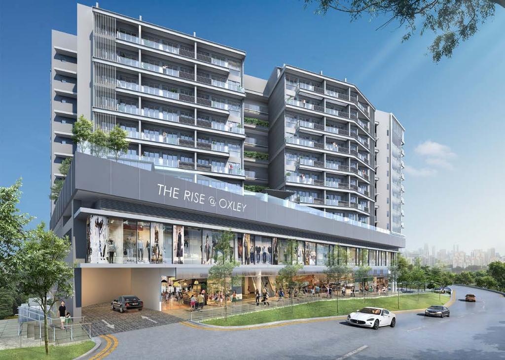 LOCAL Artist's Impression THE RISE @ OXLEY 71 OXLEY RISE, D09 for sale guide price : 3-BR from Sgd 1,582,600 THE LUXURY OF COSMOPOLITAN LIVING Artist's Impression The Rise @ Oxley is located in prime
