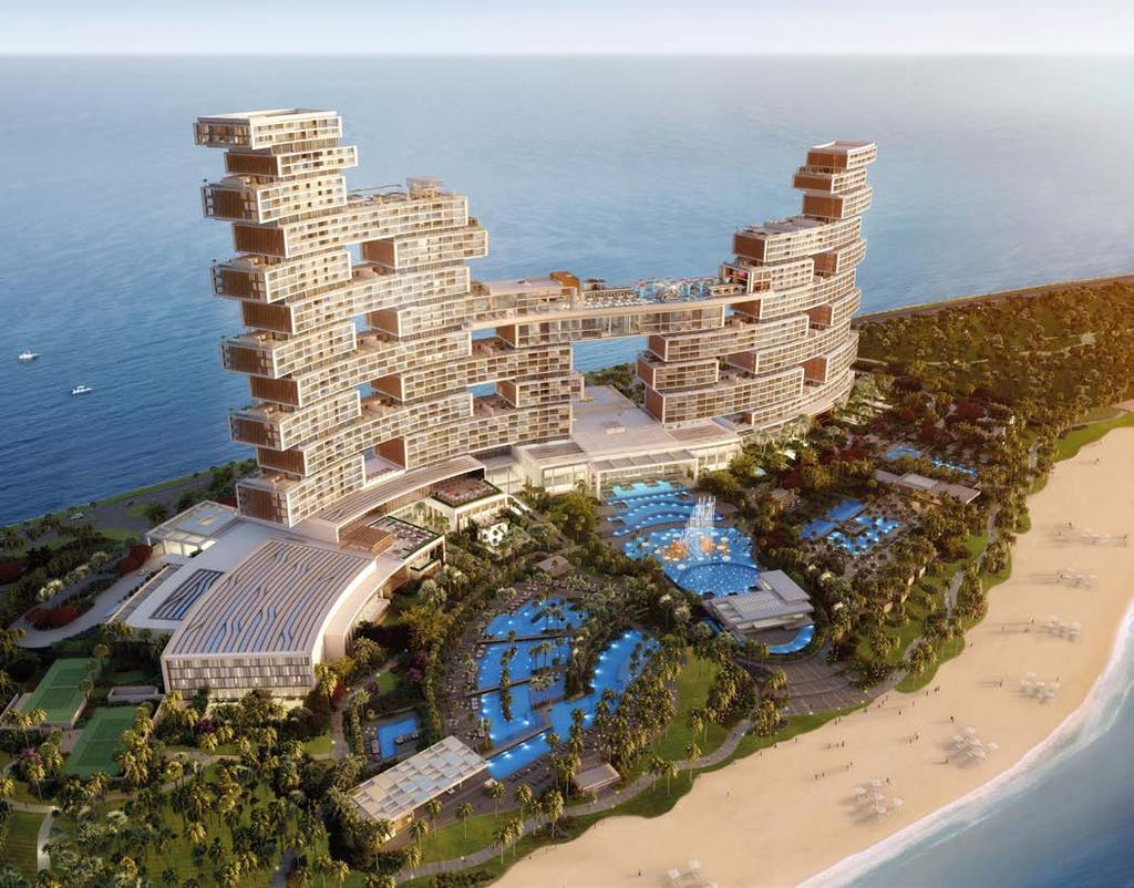 INTERNATIONAL THE ROYAL ATLANTIS RESIDENCES THE NEW ICONIC RESIDENCES IN DUBAI Located on The Palm, and adjacent to the iconic Atlantis The Palm Resort, The Royal Atlantis Residences include a