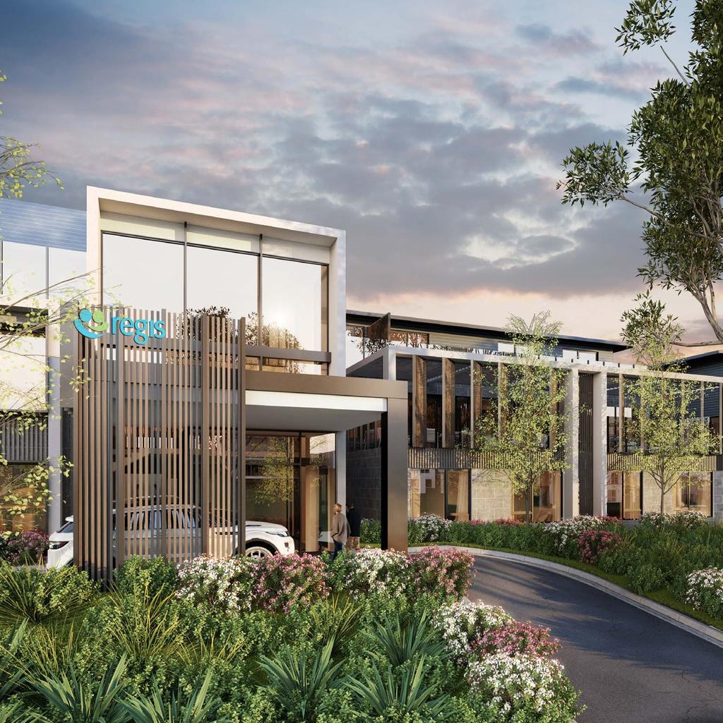 New Residential Aged Care Facility Camberwell, Victoria Regis Completion 2018 - New development - 90 single bedrooms with a 14 bed dementia care unit - 3 penthouse