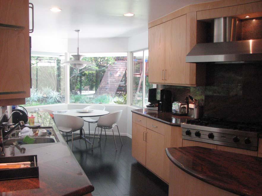 Fisher) Kaye Residence, kitchen and breakfast area