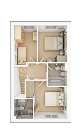 Ground Floor Lounge (max) 4.26m 3.69m 14' 0" 12' 1" Kitchen/Dining 4.72m 2.87m 15' 6" 9' 5" First Floor Bedroom 1 (min). 2.96m 2.83m 9' 9" 9' 4" Bedroom 2 3.30m 2.63m 10' 10" 8' 8" Bedroom 3 (max). 3.55m 2.