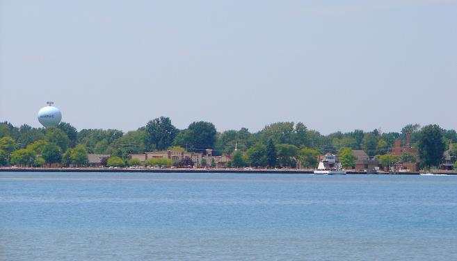 Clair River drains Lake Huron into Lake St. Clair and is part of the Great Lakes Waterway.