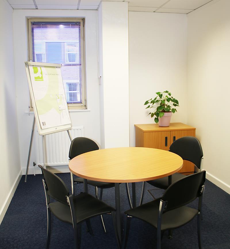 2 nd Floor South Wing - Meeting Room 1 (4 people) Rates: 40 per day 8 per hour 5 per hour reduced rate for charities/ tenants Suitable for small