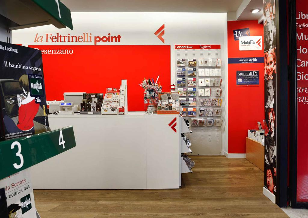 Client La Feltrinelli Franchising Preliminary project, final project, construction drawings Place