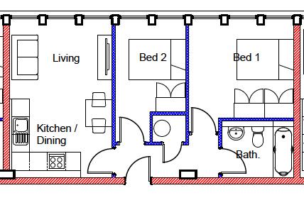 Apartment Layout Note that all