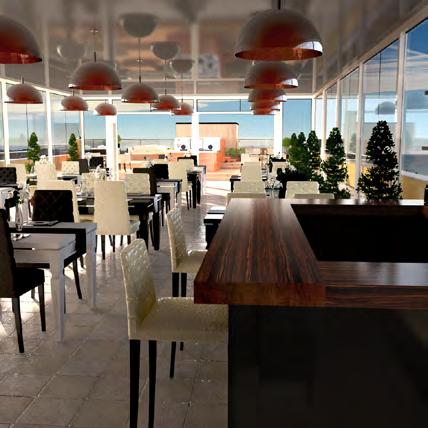 Leisure Facilities Rooftop Bar & Restaurant Acting as the social hub of the building, the rooftop bar and restaurant will offer a range of Daniel House aims to delight its The overall aim is to