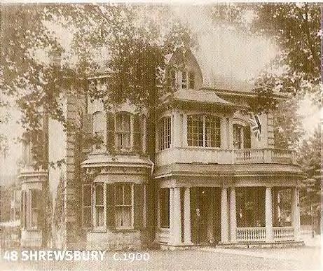 18 57 Shrewsbury Street was built in 1893 in the Queen Anne Revival Style with decorative brickwork, varied rooflines and Romanesque windows.