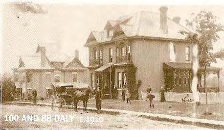 24 100 to 88 Daly Avenue* As you cross Daly Avenue, note 100 Daly Avenue which was built for jailor Hugh Nichol.