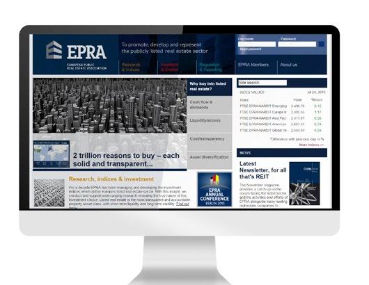 46 3 EPRA INFORMATION In December 2014, the Reporting & Accounting Committee of EPRA (European Public Real Estate Association 1 ) updated a Best Practices Recommendations 2 document in order to