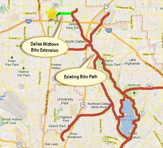 with Dallas Bike Plan system of