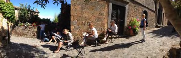 DRAW CIVITA 2018 Workshop Itinerary PROPOSED ITINERARY 5 full days of instruction, six nights DRAW CIVITA 2018 offers immersion into the world of architectural sketching set in the stunning hill town