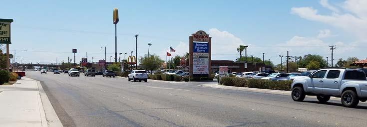 The property enjoys its frontage along South 4th Street, one of the major thoroughfares in El Centro, adjacent to national retailers such as McDonald s, Jack in the Box, Chevron and Carl s Jr.
