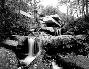 Its name, Fallingwater, was derived from the waterfall running under the house.