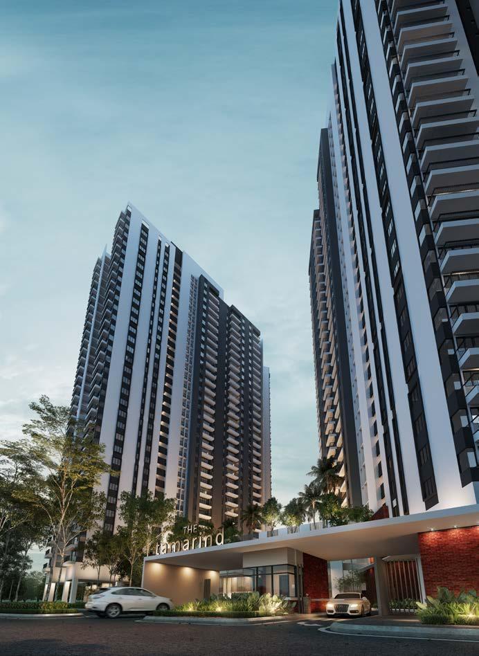 THE LOCATION Located between the beaches of Batu Ferringhi and the lively bustle of Gurney Drive, The Tamarind is conveniently situated within walking distance to the Straits Quay retail marina,