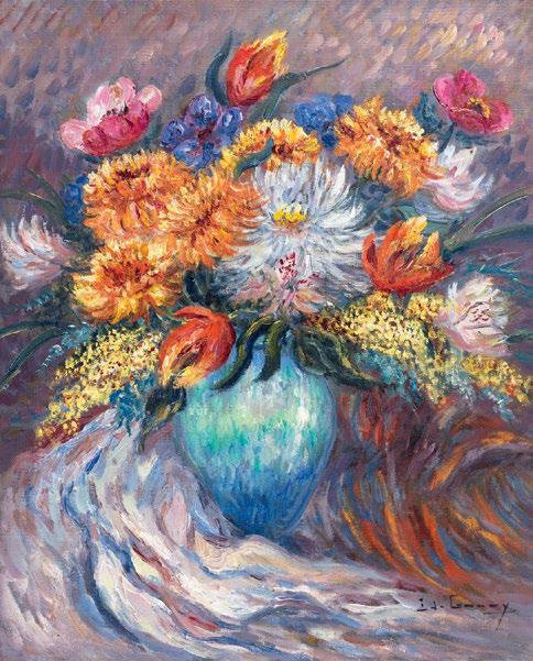 Bouquet Printanier oil on canvas