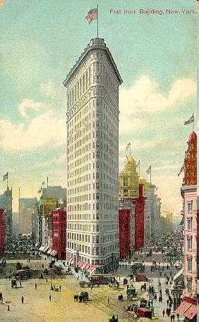 Daniel Burnham, Flanitron building, Niujorkas, 1902 Šie komercinei