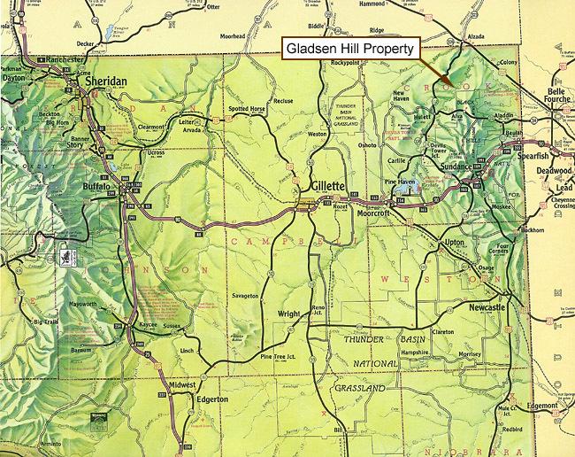 WYOMING LOCATION MAP FENCES AND BOUNDARY LINES The seller is making known to all potential purchasers that there may be variations between the deeded property lines and the location of the existing