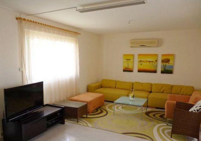 ( ) KATO PAPHOS 2 B/R apartment full 75,000 The apartment features an open plan living/dining and kitchen area.