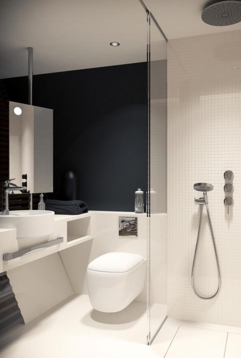 PREFABRICATED BATHROOM - BENEFITS The following issues constitute the main factors that argue in favour of choosing prefabricated bathrooms: 1 Whole bathroom (walls, floors, tiles, fittings,