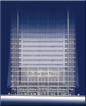New York Times Building Renzo Piano New York 2007 While creating a building that was meant to effortlessly sit in