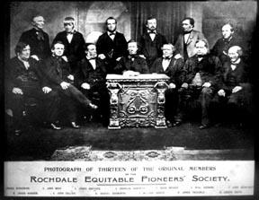 Rochdale Principles (1844) Open and voluntary membership (equality of sexes) Democratic control Economic participation by members limited interest on invested capital limitation on number of