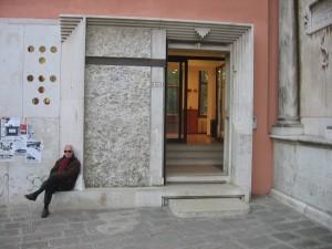 auditorium, renovation, university Base for the 'Partigiana' by Augusto Murer Querini Stampalia Foundation Venice,