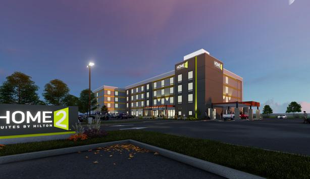 Hotel breaks ground Hogback Development has broken ground on the Home 2 Suites by