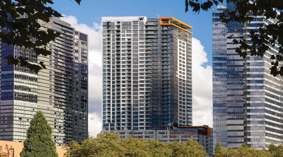 TWO LINCOLN SQUARE BELLEVUE, WA Located in Bellevue, WA, this mixed-use high-rise development will include a hotel apartment tower consisting of 253 residential units on 28 floors and a 253 room