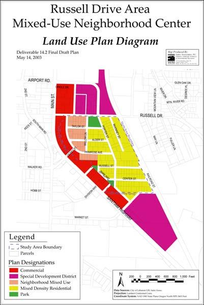 Preface This Final Implementation Plan is one of a series of documents constituting the Russell Drive Area Mixed Use Neighborhood Center Plan, a project financed by a Transportation and Growth
