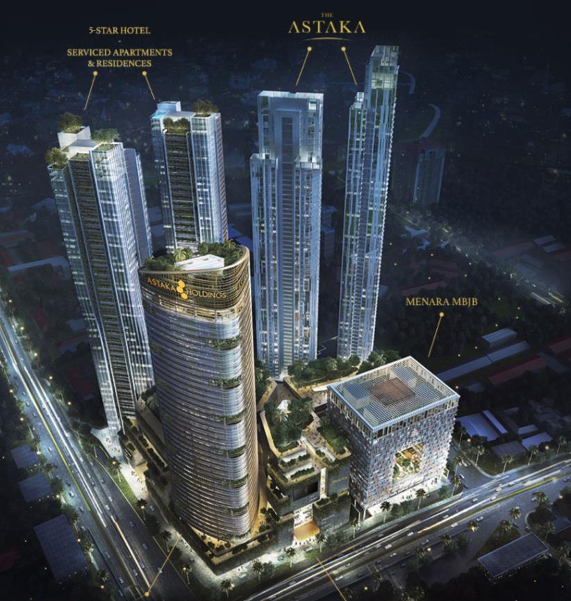 Background Building the tallest residential building in Southeast Asia. Astaka Holdings Limited is an integrated property developer in the Iskandar region of Johor, Malaysia.