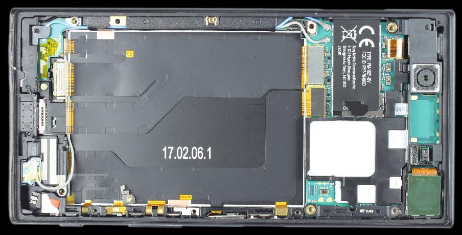 Sensor Sony XZs Top Flex PCB Bottom View