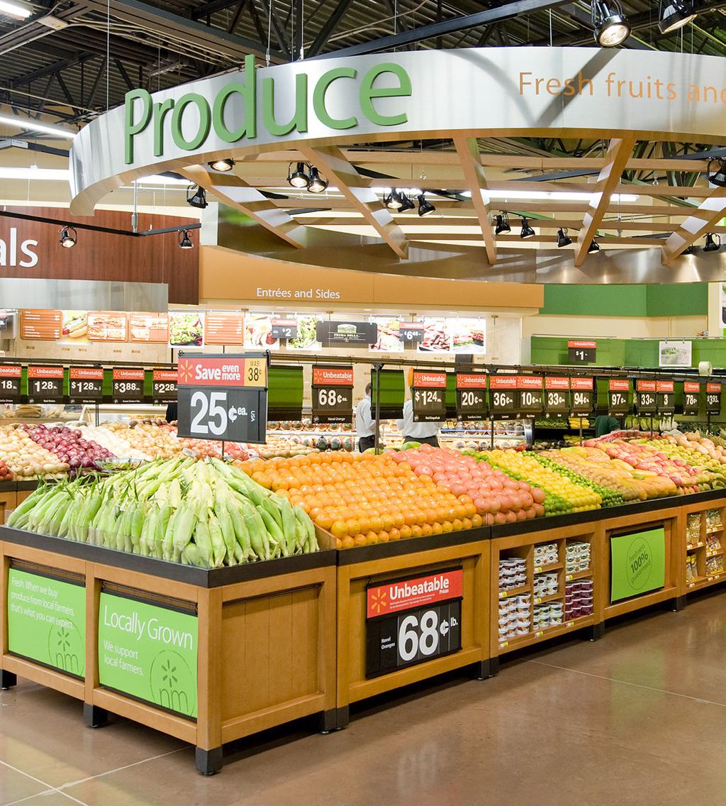 Walmart Neighborhood Market stores offer a variety of products including a full line of groceries.