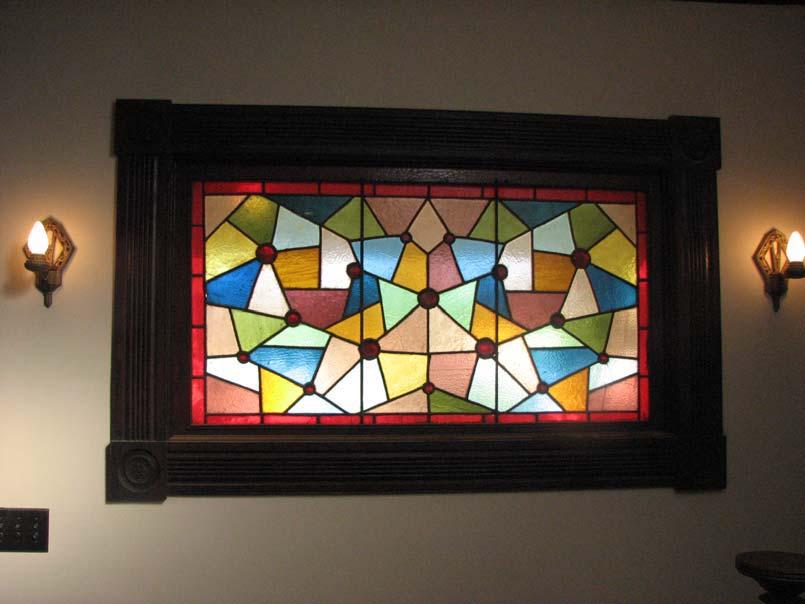 Castle Crags, stained glass window, 5027 El