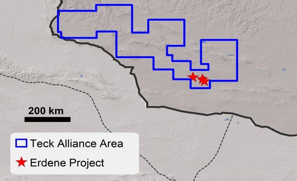 with drill ready targets Teck to fund exploration on ERD s copper porphyry discovery (Khuvyn