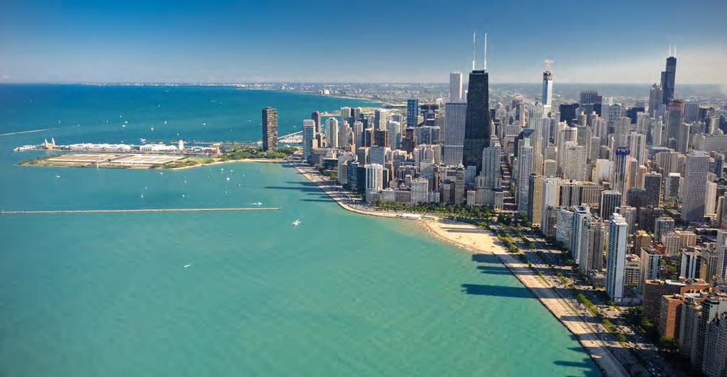 Chicago is the most populous city in the Midwestern United States and the third most populous city in the United States with 2,700,000 residents.
