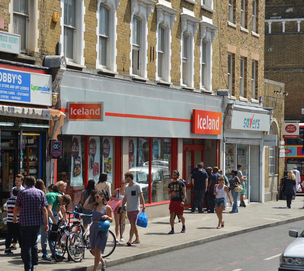 INVESTMENT CONSIATIONS Prime retail unit fronting Stoke Newington High Street.