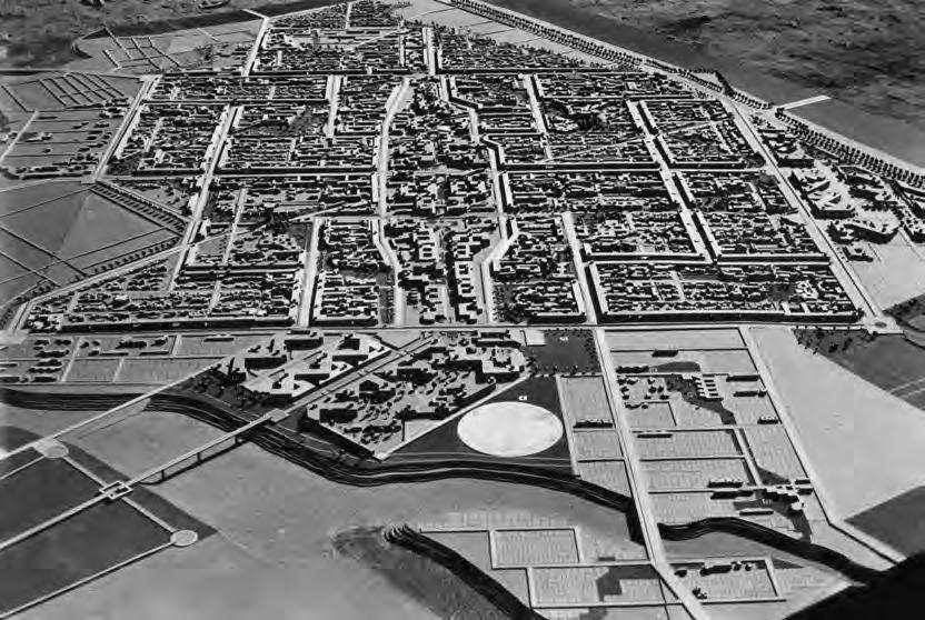 Vidhyadhar Nagar Masterplan and Urban Design 1984 Jaipur, Chandigarh and Old Jaipur were analyzed to construct a community that considered transportation, demographics, employment patterns,