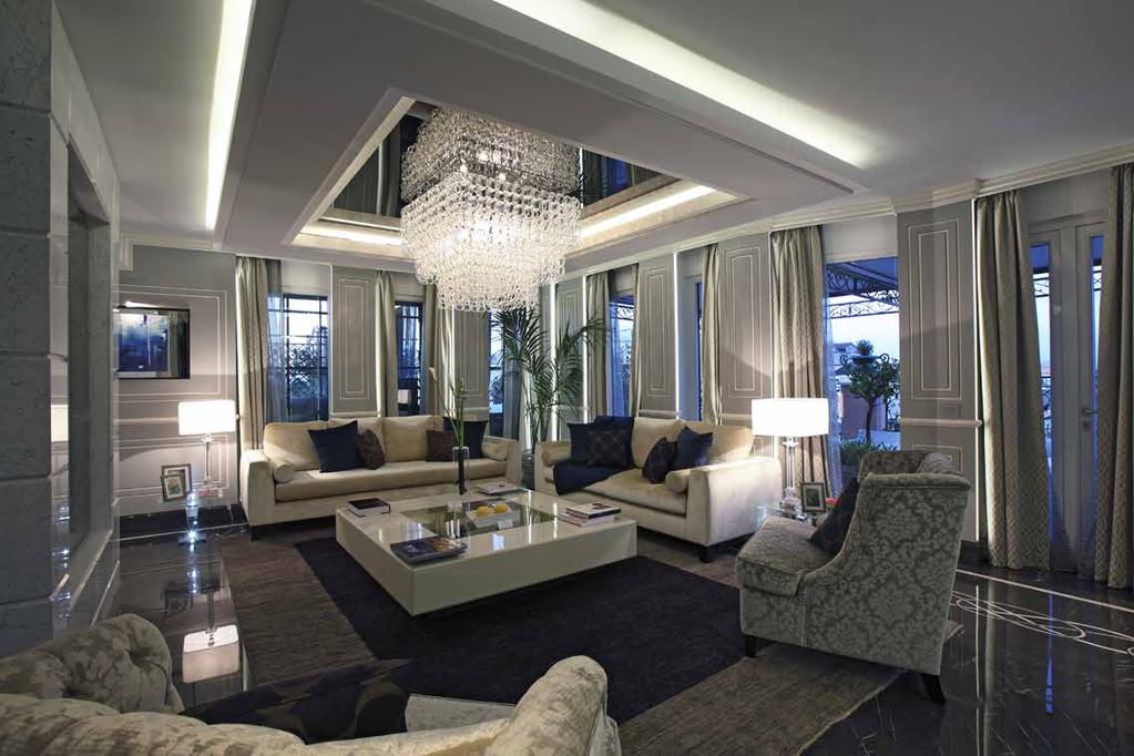 THE ROMAN PENTHOUSE / REGINA HOTEL BAGLIONI / ROME / ITALY 5/ REFERENCES / PROJECT / THE ROMAN PENTHOUSE 30» TYPE OF PROJECT Five stars boutique hotel - Leading Hotels» SIZE DATA 270 sqm - 290 sqm